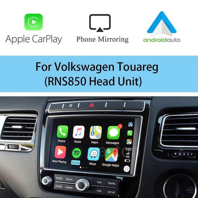 APPLE CARPLAY ANDROID Auto Retrofit Kit Decoder For Volkswagen Touareg ...