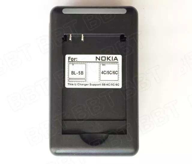 New For Nokia BL-5C/5B/4C/6C 1100 1208 1280 1202 1200 6020 1616 5300 charger
