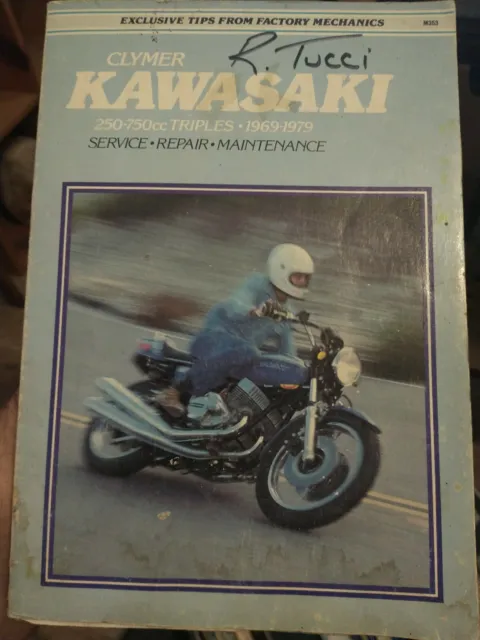 Clymer Kawasaki 250-750cc Triples 1969-1979 - Service Repair Maintenance Manual