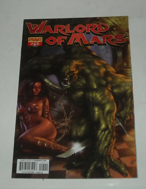 WARLORD of MARS # 25 DYNAMITE COMICS 2013 COVER B 1:50 LUCIO PARRILLO GGA