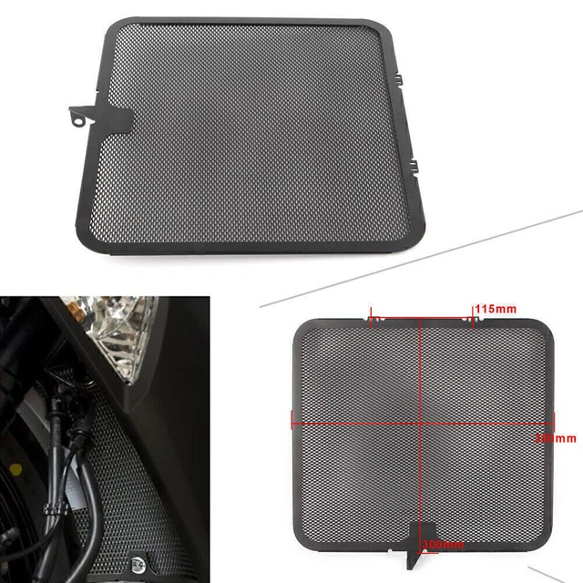 Radiator Grill Mesh Grille Cover Aluminum For Kawasaki Ninja 636 ZX-6R 2013-2018