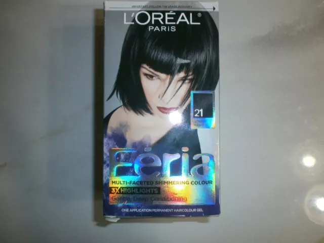 1. L'Oreal Paris Feria Permanent Hair Color, 21 Starry Night - wide 4