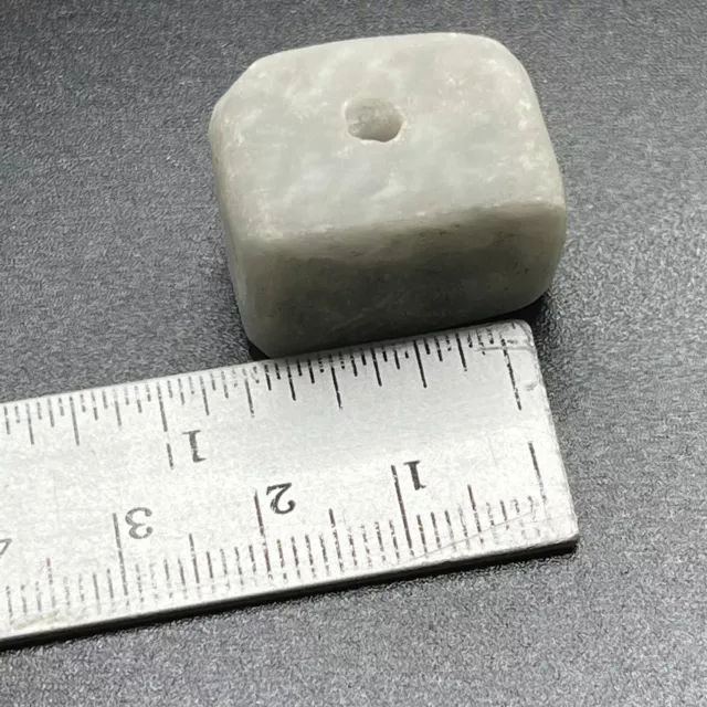 Wonderful Old Soft Stone Intaglio Seal Stamp Unique Bead Amulet 3