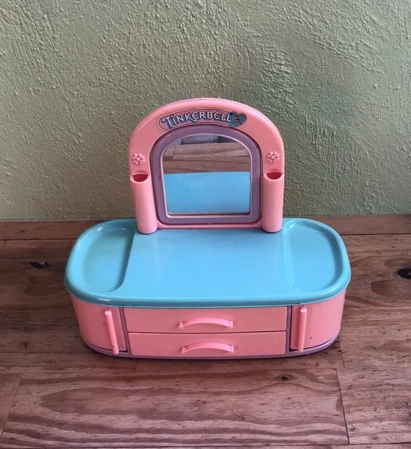 BOITE (CABOODLE) VINTAGE Tinkerbell Red Box toy 1992 EUR 6,95