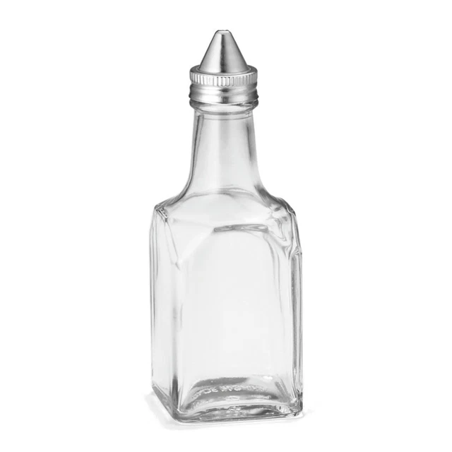TableCraft 600 European Collection Glass 6 Oz. Oil & Vinegar Bottle