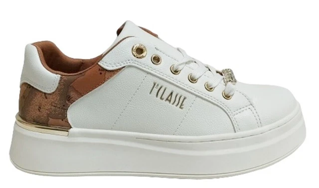 Chaussures Alviero Martini Prima Linea En Cuir - Décolleté Taille 37 Noir - Neuf Avec Boîte