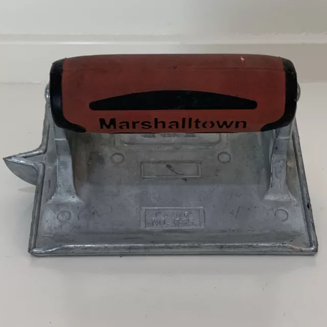 Marshalltown 835D Concrete Hand Groover 1" X 3/8" Heavy Duty Zinc Tool USA