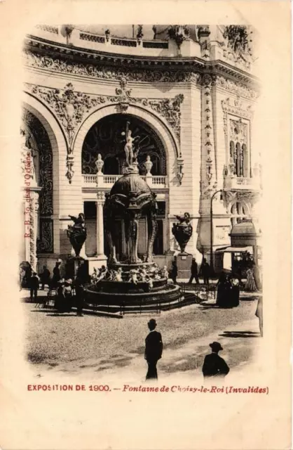 CPA AK PARIS EXPO 1900 Fountain of Choisy-le-Roi Invalides (700535)