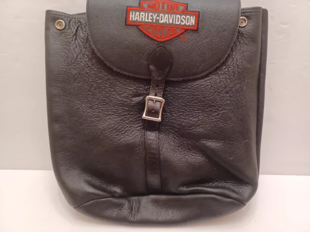 HARLEY DAVIDSON SMALL Backpack Bag Genuine Leather Women's Purse ...