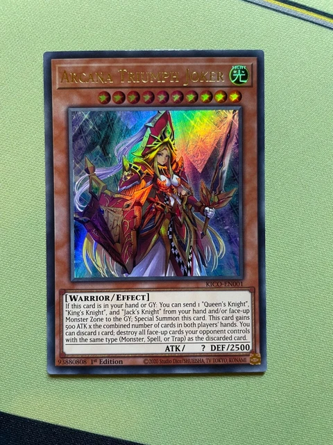 Arcana Triumph Joker - KICO-EN001 - 1st Edition - Ultra - Yugioh NM