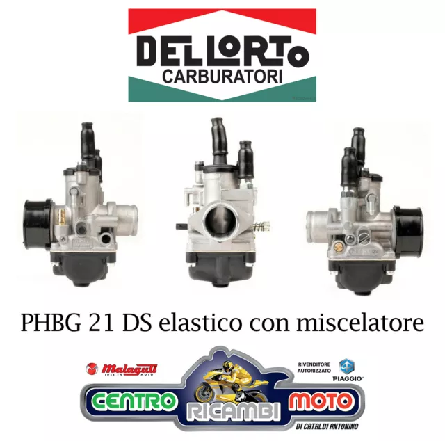 Carburatore Dell'Orto PHBG 21 DS Aria Manuale Scooter Piaggio Vespa ET2 50 2T