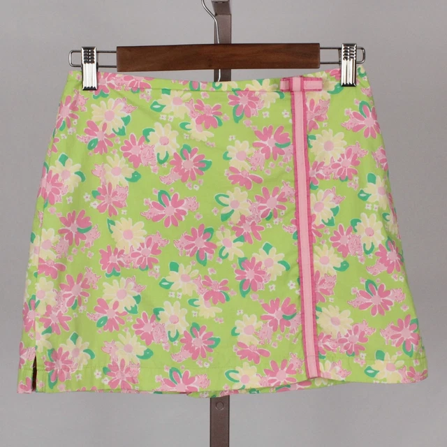 Lilly Pulitzer Girl's Floral & Rhino Print Mini Skort