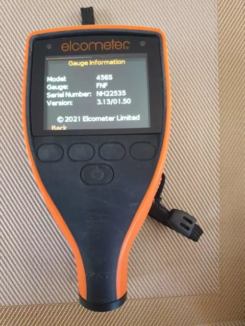 ELCOMETER 456s FNF film thickness gauge only, excellent condition