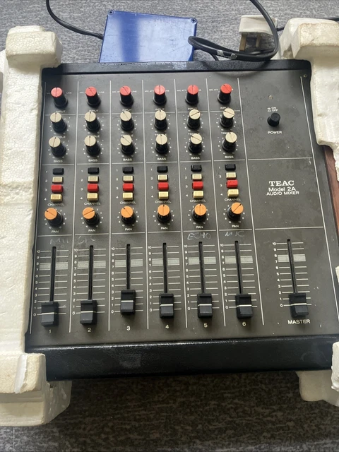 TEAC MODEL 2A Multitrack Series Audio Mixer & MB-20 Meter Bridge
