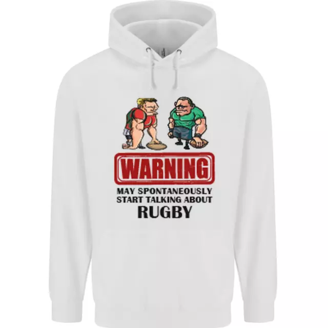 Rugby May Start Talking About Funny Beer Mens 80% Cotton Hoodie
