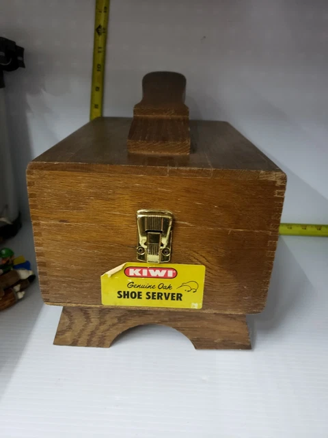 Kiwi genuine on sale oak shoe server