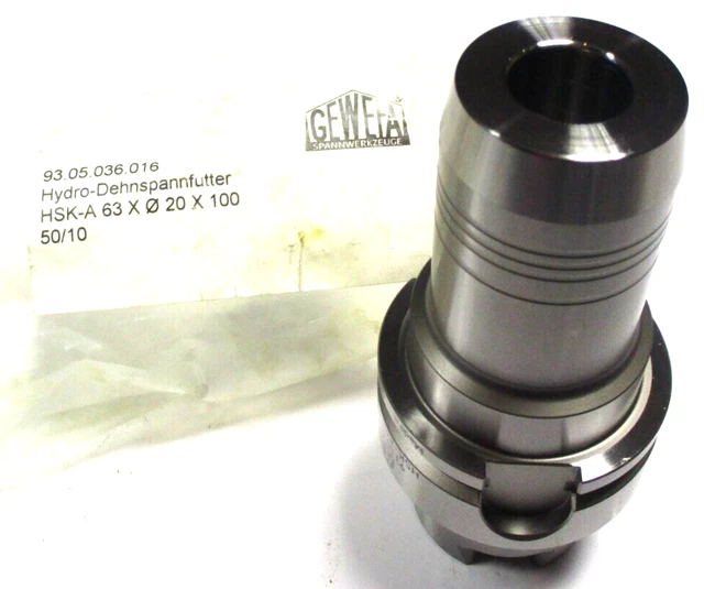 Gewefa HSK-A-63 Hydrodehnfutter Supporto Ø20x100 93 05 036 016 Nuovo LD2432