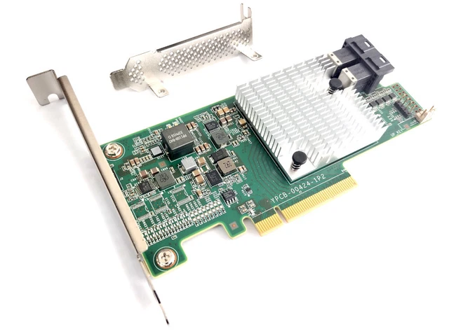 Scheda Controller PCIe 3.0 SAS 12GB 8 Porte | 9300-8i Per Server E PC Con Chipset 3008 - Foto 4