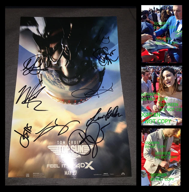 Top Gun Movie Poster Signed FOR SALE! PicClick