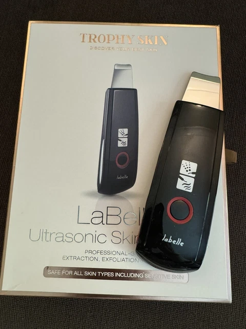 TROPHY SKIN BLACK LaBelle Ultrasonic Skin Spatula, Boxed