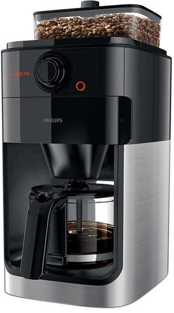PHILIPS Machine à Café Grind & Brew HD7767/00 Cafetière avec Broyeur 1000W 2