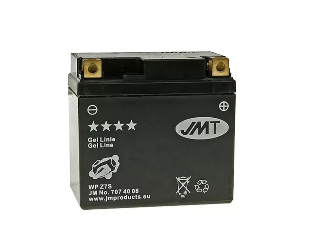 Batterie JMT JMTZ7S 6Ah BMW HP4, S 100RR, Honda CB600, PCX 150, SH 125, VT 125