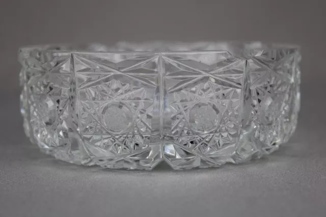 Posacenere in vetro di cristallo VINTAGE trasparente Portacenere Elegante Tondo