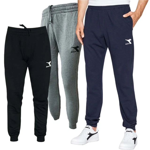 DIADORA CUFF PANTS CORE LIGHT Pantaloni Cotone Leggero Con Polsino Uomo EUR 29,00 - IT