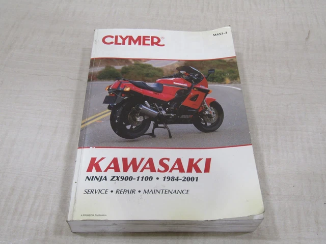 Clymer Service Manual 1984-2001 Kawasaki Ninja Zx900 Zx1000 Zx1100 M453-3