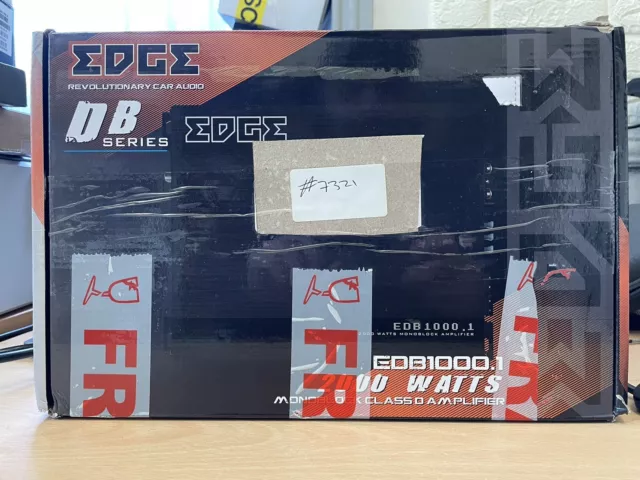 Edge Audio EDB1000.1 2000W Monoblock Amplifier - Black ( Untested )