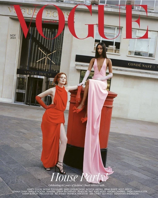 BRITISH VOGUE MAGAZINE November 2023 House Party Special Celebrating 65