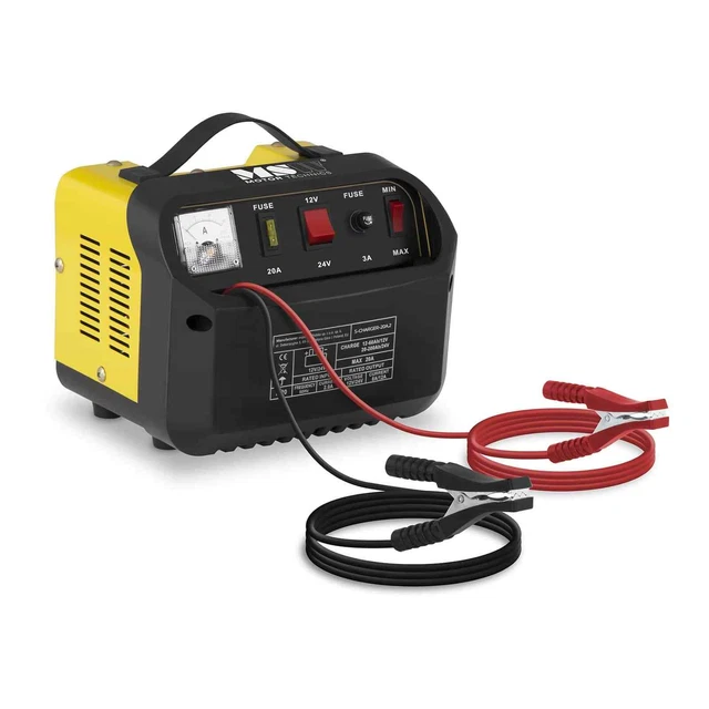 HTRC 10A Chargeur de Batterie Voiture 12V-24V, Chargeur Batterie