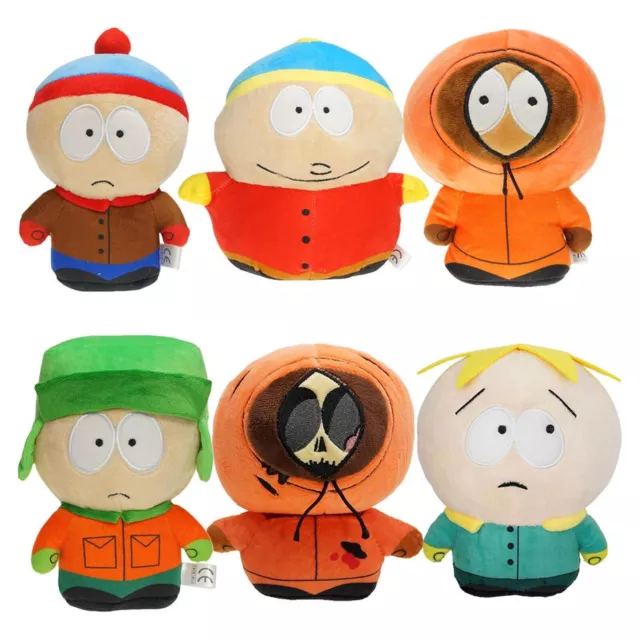 8"  South Park Cartoon Plush Toy Doll Kyle Kenny Cartman Anime Plush Soft Gifts