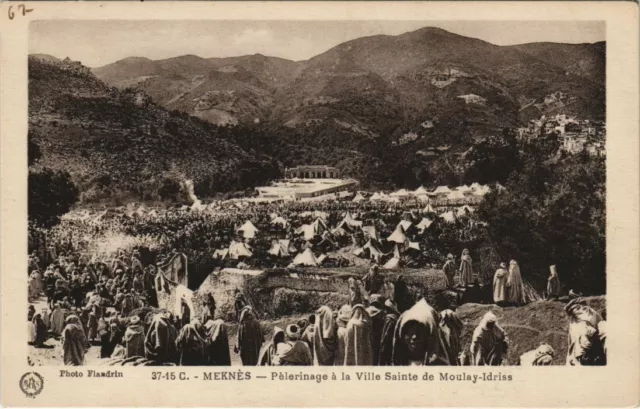 CPA AK MOROCCO MEKNES Pilgrimage to the Holy City of MOULAY IDRISS Flanders (38044)