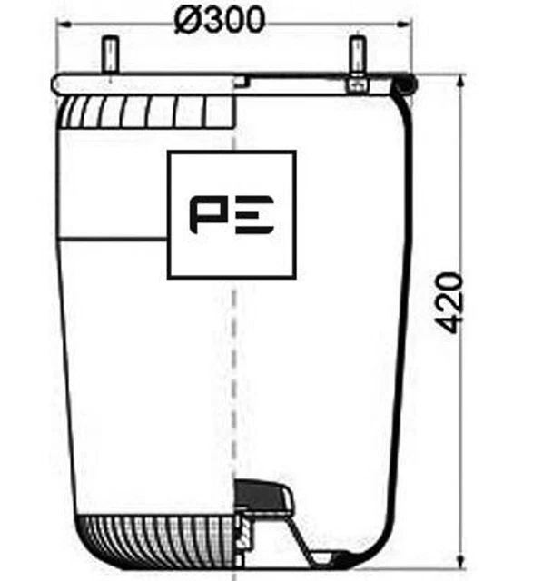 PE Automotive Federbalg, Luftfederung 084.116-71A