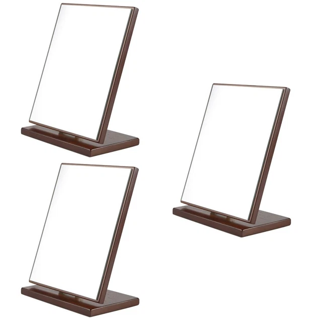 3 piezas Espejo de maquillaje de escritorio Espejo de maquillaje Niñas Espejo dormitorio Dormitorio Escritorio