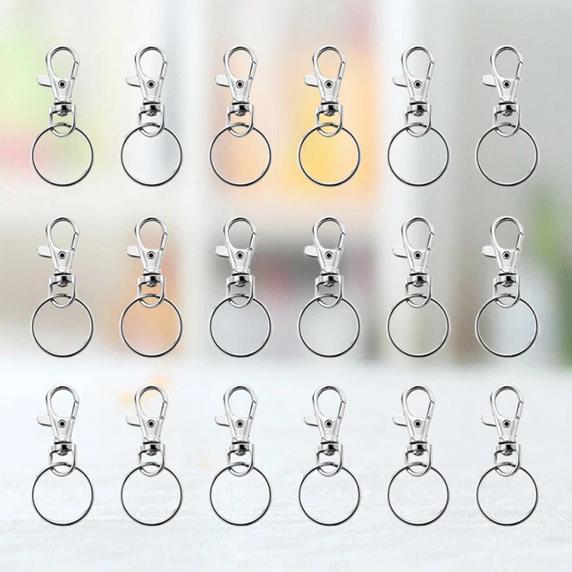 100 piezas gancho llavero cordón llavero accesorios