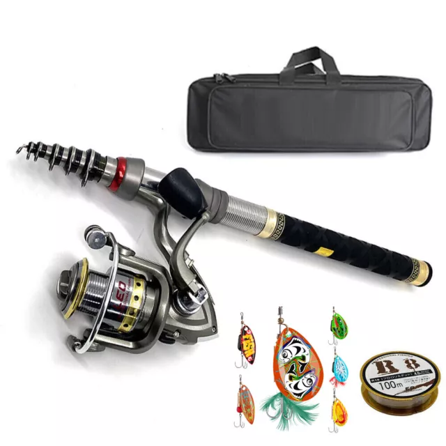 SIRIUS SURVIVAL COLLAPSIBLE Fishing Pole Pen - Rod & Reel Combo