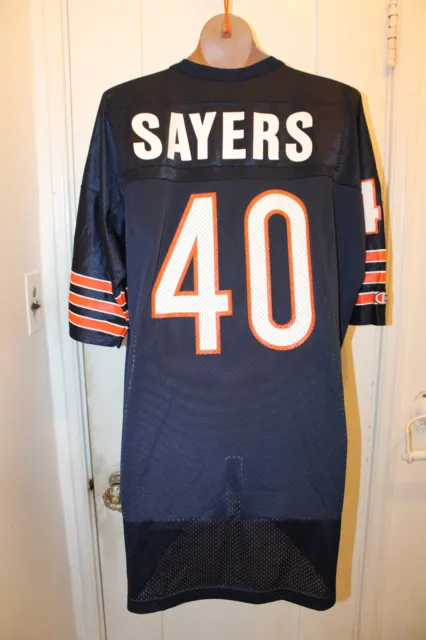 CHAMPION Chicago Bears NFL Football Gale Sayers #40 Vintage Jersey Size 48 EUC