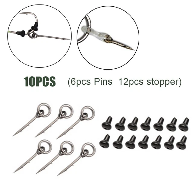 Conjunto de equipamento terminal de pesca de carpa Ronnie Rig Pop Up Bait Boilie Screws Fish