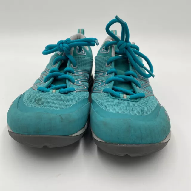 The North Face Ultra Equity Trail Running Shoes Womens Size 7 Vibram Turquoise 2