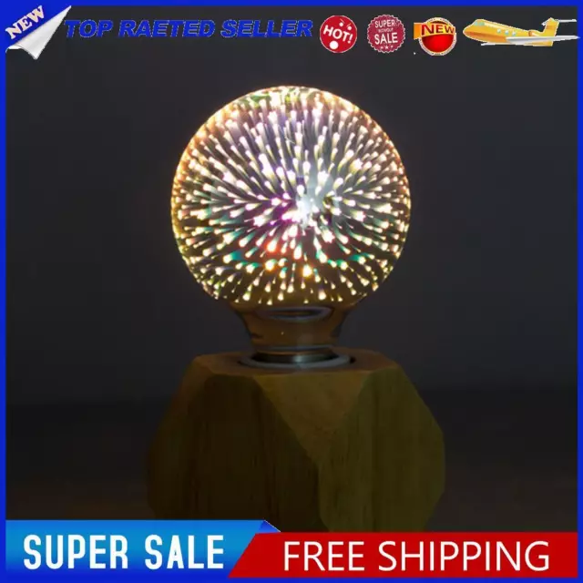 3D Colorful Firework Ambient Lamp 125lm Disco Light Bulb Star Shine Decoration