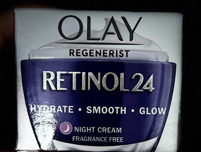 BRAND NEW OLAY REGENERIST RETINOL24 NIGHT Cream Fragrance Free 50ml