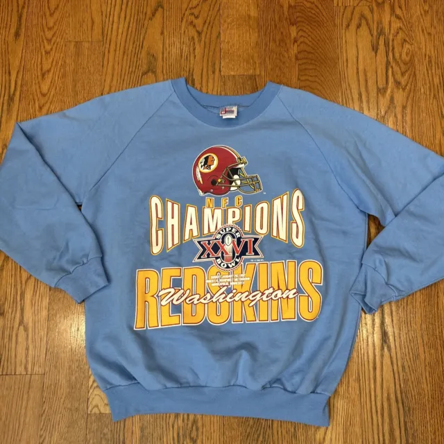 Vintage 1992 Super Bowl XXVI Buffalo Bills, Washington Redskins crewneck  sweatshirt