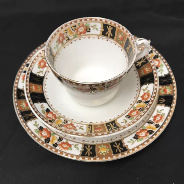 Vintage BUTE -Clifton China W H & S Made in England Tea Cup Saucer & Side plate