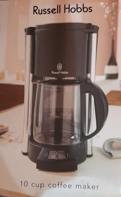 Russell Hobbs Macchina Caffè Americano Mini 24210-56 – 5 Tazze, 0,6 L, Filtro Permanente, Piastra Riscaldata, Anti-goccia, Design Compatto 38%
