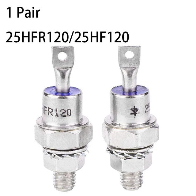 Rectifier Diode Iron Base Forward 1 Pair 25A 25HFR120/25HF120 Rectifiers