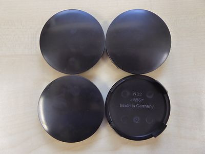 Original RIAL Nabenkappen N32 schwarz matt für Alufelgen Nabendeckel N 32 64/60 