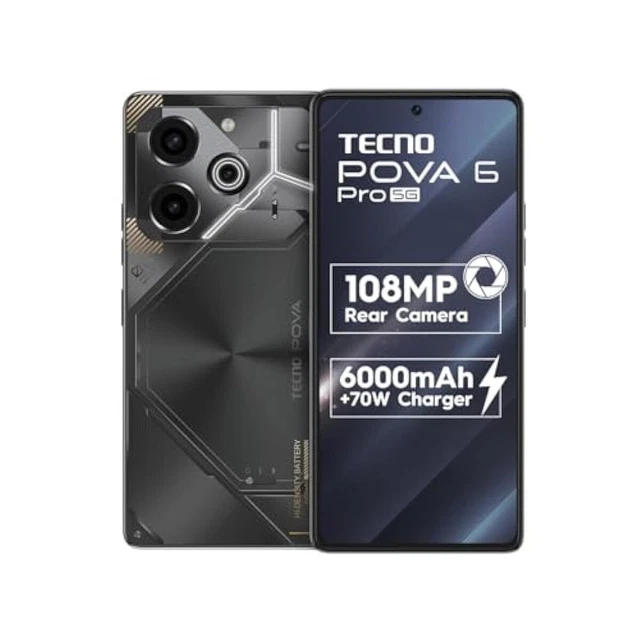 TECNO POVA 6 PRO 5G 16GB 256GB 108MP Camera 32MP Selfie Camera Factory ...