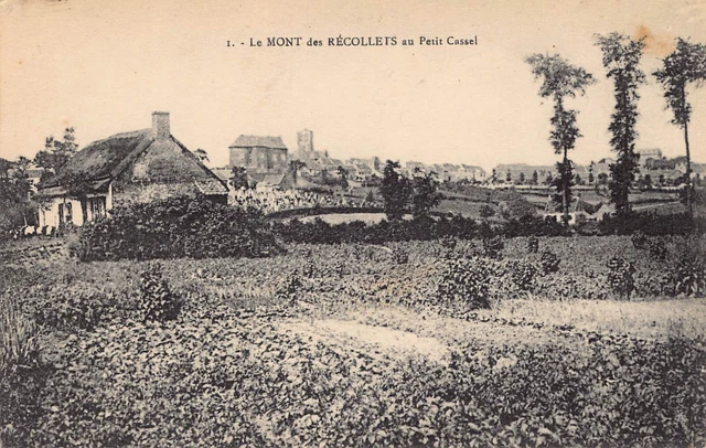 Antique postcard Dept 59 Nord - Le Mont des Récollets au Petit Cassel